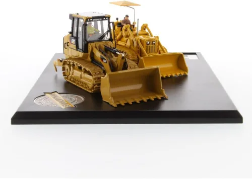Vista 2 de Diecast Masters Camión para gatos Caterpillar 977D y 963K 1:50, serie Evolution Camiones coleccionables de construcción a escala Camión