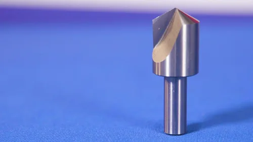 Vista 9 de Drill America - DEWSFC1/2-100 Broca de contrafresa de una sola flauta de acero de alta velocidad de 1/2"-100, serie Dew