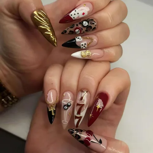 Vista 18 de BABALAL Uñas Postizas Largas de Estilete para Pegar Blancas Uñas Falsas con Punta Francesa Diseño con Pegamento Suministros de Arte 24 Piezas XL
