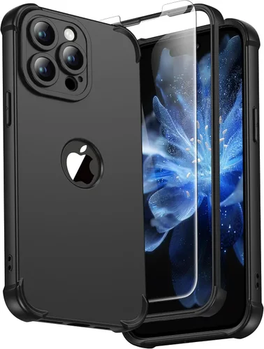 Vista 148 de ORETECH Funda para iPhone 11, con [2 protectores de pantalla de vidrio templado] [prueba de caídas de grado militar de 10 pies]