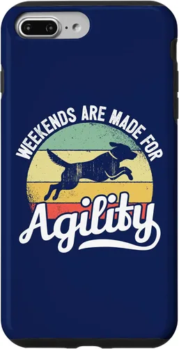 Vista 9 de iPhone 15 Dog Agility Handler - Weekends Are Made For Dog Agility Case