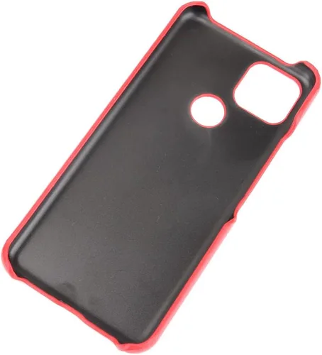 Vista 4 de Funda de teléfono para Google Pixel 5a 5G, [piel sintética] + [plástico duro] para Google Pixel 5a 5G, antideslizante, a prueba de golpes