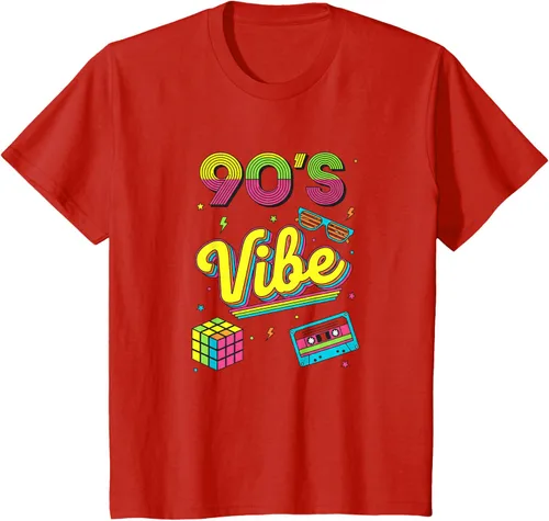 Vista 56 de 90s Nostalgia Retro Apparel - 90'S Vibe Retro T-Shirt Negro