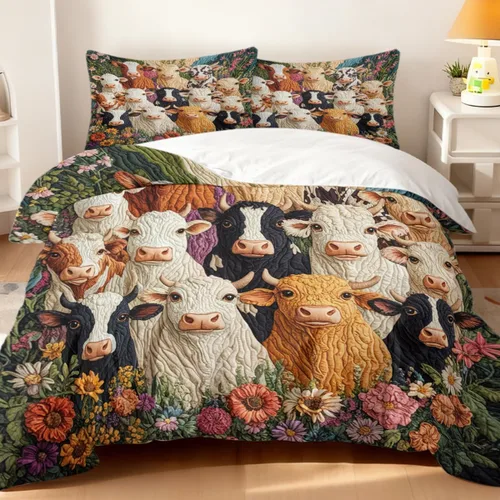 Vista 17 de Juego de funda de edredón de oso lindo tamaño individual, 3 piezas, ropa de cama suave y neutra calmante y acogedora, juego de funda de edredón