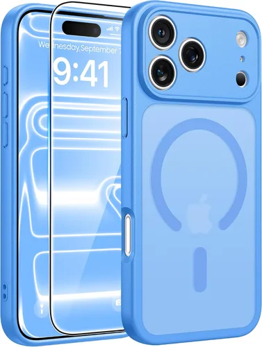 Vista 23 de FNTCASE - Funda para teléfono 18 Pro, funda para teléfono 17 Pro, compatible con Magsafe