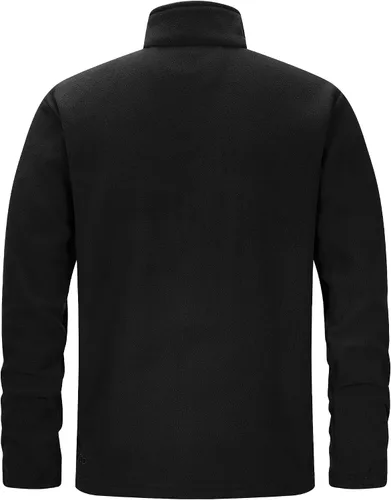 Vista 2 de 33,000ft - Chaqueta de forro polar con cremallera completa para hombre, ligera, cálida y suave, chaquetas de manga larga con bolsillos