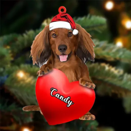 Vista 125 de Adornos de Navidad personalizados para perros, nombre personalizado, adorno de Malamute de Alaska, adornos acrílicos, regalos de Navidad, amantes