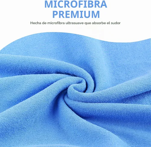Vista 2 de MICROFI Toalla Estera de Microfibra para Yoga Caliente, 24 x 72 pulgadas, con Agarre de Silicona Antideslizante, Correas Elásticas de Ajuste Seguro