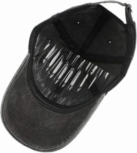Vista 2 de TRIOEPU Jeffersonian Badge Unisex Camping Vintage Jeans Gorra de béisbol clásica de algodón para papá sombrero ajustable Plain Cap