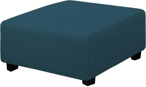 Vista 101 de Easy-Going Funda Elástica para Otomana Taburete de Almacenamiento Plegable Protector de Muebles Funda Rectangular Suave con Parte Inferior Elástica