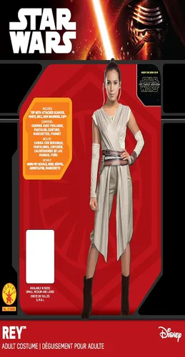 Vista 4 de Star Wars The Force Awakens disfraz Rey para adulto