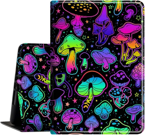 Vista 8 de Funda para tablet Kindle Fire HD 8 y 8 Plus (12ª generación 2022), funda delgada de piel sintética con función de encendido automático para tableta