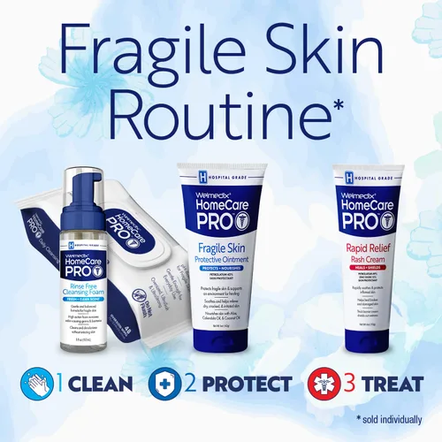 Vista 3 de Welmedix HomeCare PRO Crema de Alivio Rápido para Sarpullido en Pañal para Adultos – Crema de Barrera Hidratante Extra Gruesa para Incontinencia
