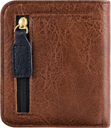 Vista 19 de Gostwo Cartera pequeña para mujeres, portador de tarjetas de crédito delgado bifold, billetera compacta de efectivo con bloqueo RFID, billeteras