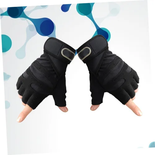 Vista 4 de BESPORTBLE 1 par de guantes deportivos para hombre, guantes de entrenamiento al aire libre, guantes de mano para hombres guantes de entrenamiento