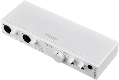 Vista 9 de Arturia MiniFuse 1 - Interfaz de audio USB compacta con software creativo para grabación, producción, podcasting, guitarra, color negro 1x Xlr and