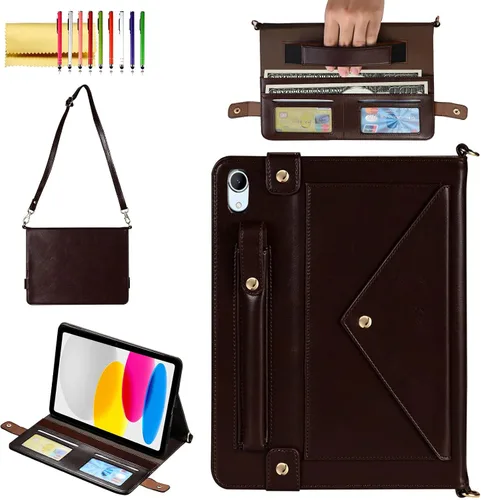 Vista 74 de Funda tipo bolso para iPad mini de 5ª/4ª/3ª/2ª/1ª generación de 7.9 pulgadas, Techcircle funda ligera tipo folio con soporte bandolera con billetera