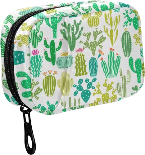 Vista 34 de Fustylead Groovy - Organizador de píldoras de flores, estilo bohemio, retro, 2 veces al día, con cremallera, dispensadores semanales portátiles