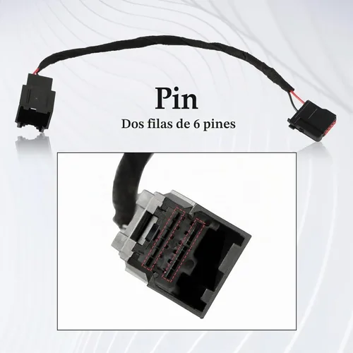 Vista 3 de Módulo Hub de Medios USB Caja Adaptador de Corriente Arnés de Cableado Compatible con Ford Sync 2 a SYNC 3 Actualización Retrofit (GEN1)