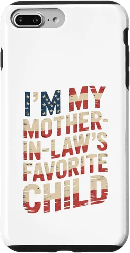 Vista 12 de Im My Mother in Law Favorite Child USA FlagFunny Parent Case for iPhone 16