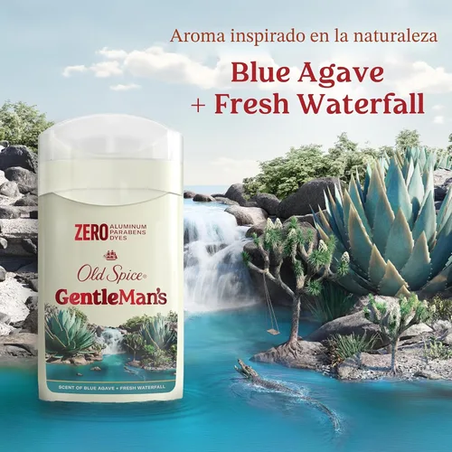 Vista 7 de Old Spice GentleMan's - Desodorante de tacto seco sin aluminio para hombres, frescura duradera 24/7, suave con la piel con acondicionadores