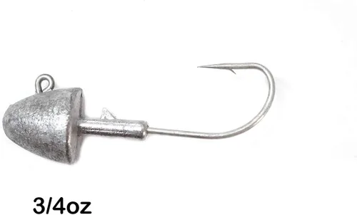 Vista 4 de 30pcs Fish WOW!® 3/4oz Shad Jighead Jig Heads sin pintar - Liso