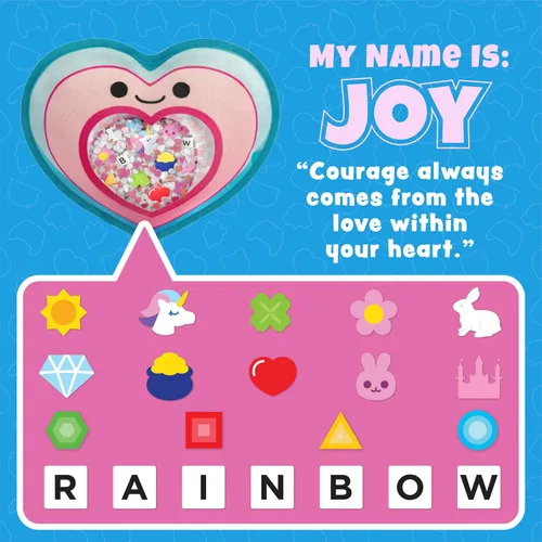 Vista 4 de BIZYBOO - El peluche original de Seek & Find - Juego educativo de búsqueda de objetos ocultos para resolver problemas para niños de 2 años