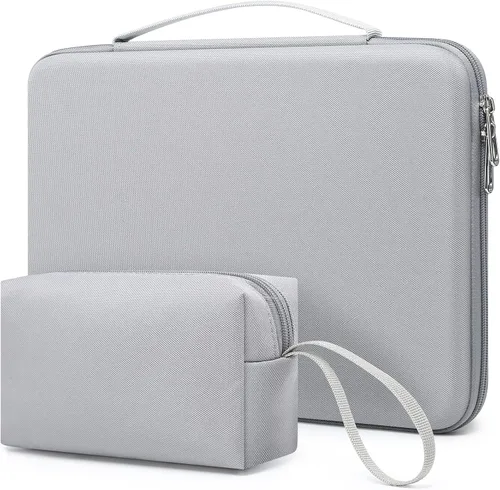 Vista 15 de HYZUO Funda rígida para portátil de 15-16 pulgadas para MacBook, color Beige