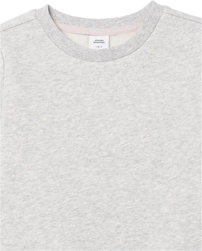 Vista 2 de Tienda Essentials Sudaderas de forro polar con cuello redondo para niñas y niños pequeños, paquete de 2