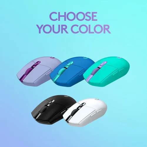 Vista 9 de Logitech G Mouse inalámbrico para juegos 305 LIGHTSPEED sensor Hero 12K 12000 DPI ligero 6 botones programables duración de la batería de 250 horas