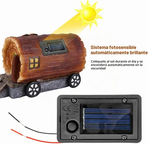Vista 9 de Caja de batería, luz de linterna solar, piezas de repuesto para faroles colgantes al aire libre, contenedor, lámpara solar para el hogar, lámpara