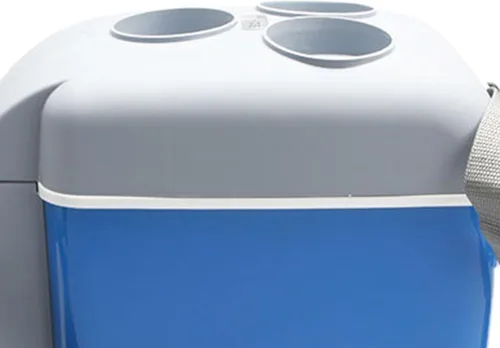 Vista 6 de Calentador de refrigerador para automóvil, refrigerador portátil de 7.5 L, mini refrigerador eléctrico, enfriador termoeléctrico personal