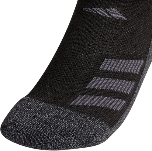 Vista 4 de adidas Men's Kids-Boy'sGirl's Cushioned Angle Stripe No Show Socks (6-Pair)