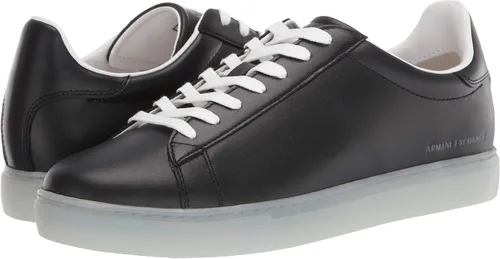 Vista 7 de Armani Exchange Mens Low Top Leather Sneaker