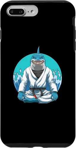Vista 12 de iPhone 12 Pro Max Jiu Jitsu Shark con Gi - Estuche de agarre y judo