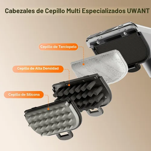 Vista 3 de Uwant Máquina limpiadora de alfombras de 18Kpa con Pet Pro Cleaner&Tools