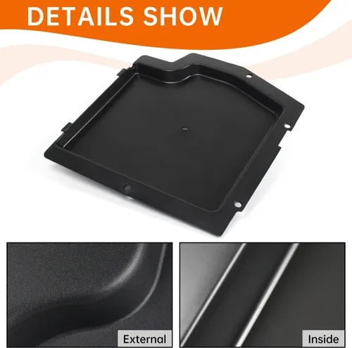Vista 3 de Kit de cubierta de batería X3 compatible con Can Am Maverick X3 MAX 2017-2024 Todos los modelos Accesorios Placa de cubierta de batería de plástico