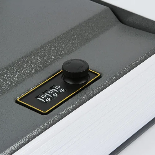 Vista 7 de Limitless - Caja de seguridad de metal con cerradura de combinación de 3 dígitos, paquete de 2 (antiguo/vintage)