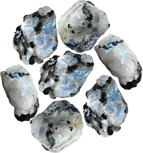 Vista 9 de 1 libra de piedras preciosas y piedras curativas en bruto a granel para hacer joyería con envoltura de alambre, Wicca y curación con cristales