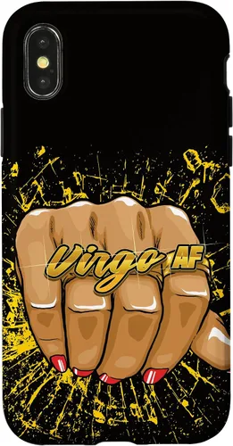 Vista 5 de iPhone 13 Pro Max Virgo AF - Anillo de astrología de cumpleaños para mujer, signo del zodiaco, funda Virgo