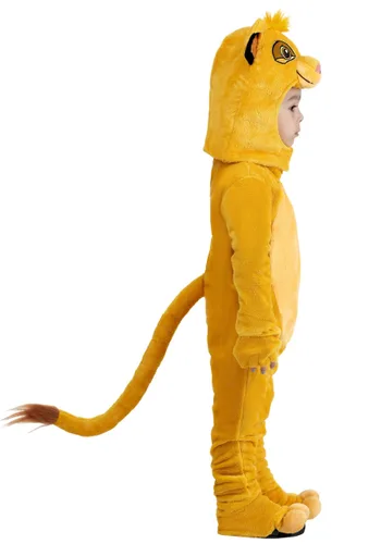 Vista 4 de Disfraz Disney El Rey León Simba para Niños Pequeños Multicolor