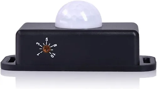 Vista 2 de Sensky BS009 12V 24V PIR Sensor LED Sensor de Movimiento Interruptor Temporizador de Movimiento Función Señal Control PIR Controlador LED Tiras