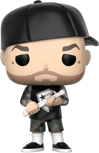 Vista 2 de Funko Pop Rocks: Blink 182 - Figura coleccionable de Travis Barker, multicolor