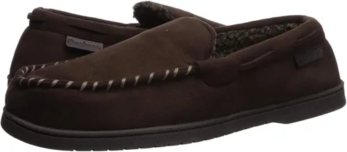Vista 7 de Dearfoams Men's Keaton Memory Foam Moccasin with Wide Widths Slipper