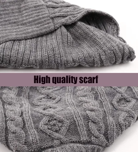 Vista 4 de Moon Kitty Conjunto de gorro y bufanda de invierno para niños pequeños
