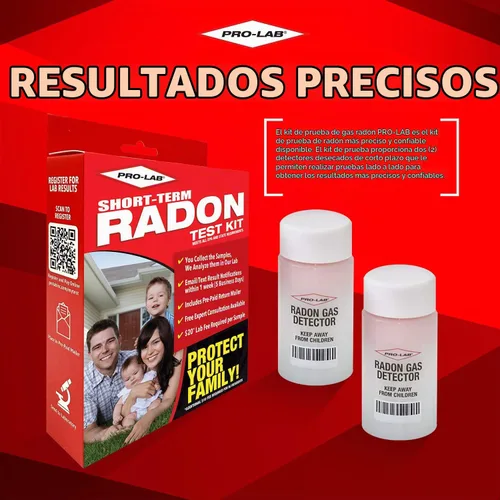 Vista 2 de Professional Lab raRA100 - Kit profesional de prueba gas Professional Rradón Kit de prueba