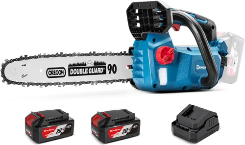 Vista 10 de Dong Cheng - Motosierra inalámbrica sin escobillas de 12 pulgadas, con batería de 20V de 4000mAh, velocidad de cadena de 12 m/s, tensado sin