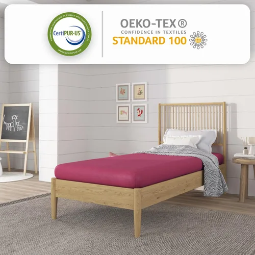 Vista 8 de NapQueen Colchón de Espuma Viscoelástica Twin de 5 Pulgadas, Sensación Media, Certificado CertiPUR-US, Cama en una Caja, Funda de Tela Suave