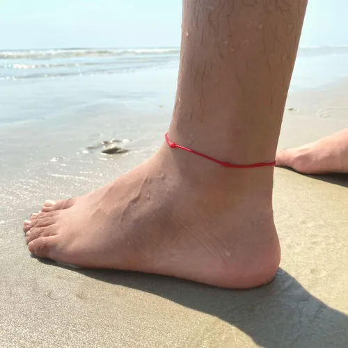 Vista 4 de Tobillera de cordón para hombres, mujeres, adolescentes y adultos, unisex, pulsera de tobillo para surfistas, playa, tobilleras, impermeables
