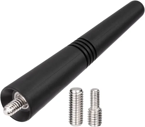 Vista 6 de Eightwood Antena corta para automóvil de 3.6 pulgadas, montaje en techo universal para vehículo, antena de radio AM FM, repuesto de mástil, antenas